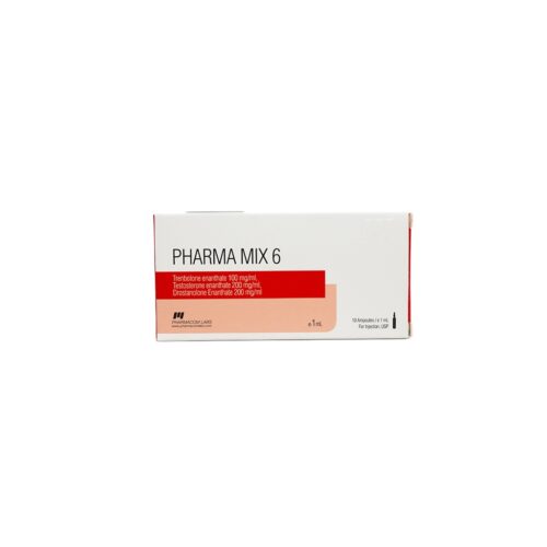 PHARMA MIX 6 500 -MIX OF DR. E. Test E. Tren E -500 MG/ML -10 X 1 ML AMPULE