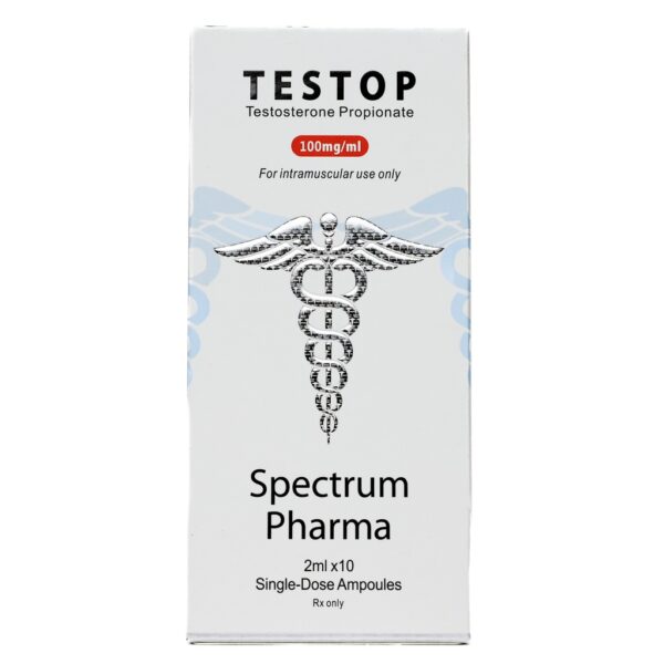 TESTOP -Testosterone Propionate -100 MG/ML -10 X 2 ML AMPULE