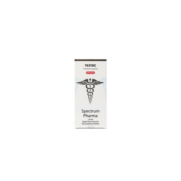 TESTOC -Testosterone Cypionate -200 MG/ML -10 X 1 ML AMPULE