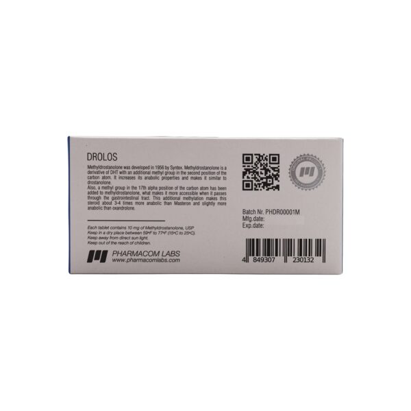 DROLOS 10 -METHYLDROSTANOLONE -10 MG / pill -100 Tablets Blisters Box