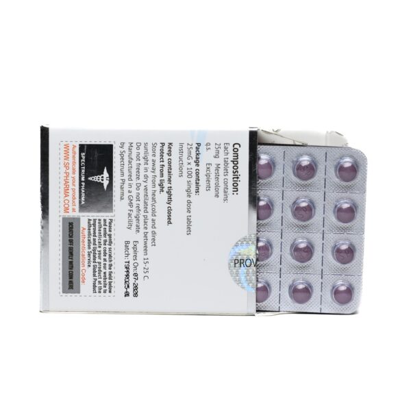 Mesterolone-PROVIRON (4) Mesterolone-PROVIRON -25 MG / pill -100 Tablets Blisters Box