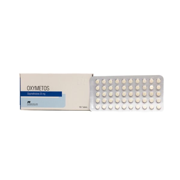 Oxymethos 25 -Oxymetholone -25 MG / pill -100 Tablets Blisters Box