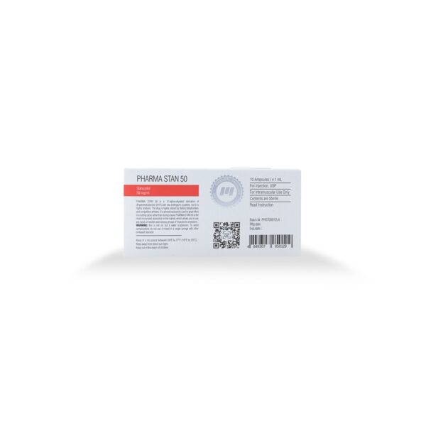 PHARMA STAN 50 -Stanozolol -50 MG/ML -10 X 1 ML AMPULE