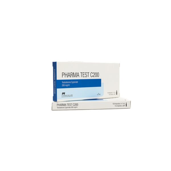 PHARMA TEST C 200 -Testosterone Cypionate -200 MG/ML -10 X 1 ML AMPULE