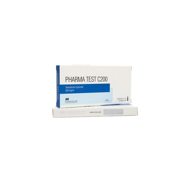 PHARMA TEST C 200 -Testosterone Cypionate -200 MG/ML -10 X 1 ML AMPULE