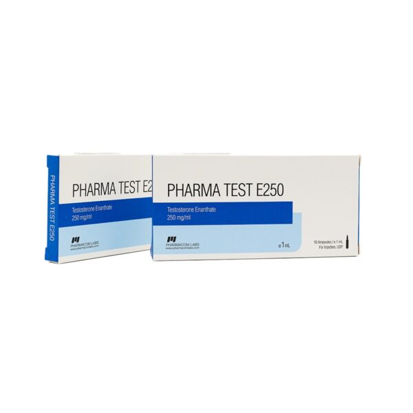 PHARMA TEST E 250 -Testosterone Enanthate -250 MG/ML -10 X 1 ML AMPULE