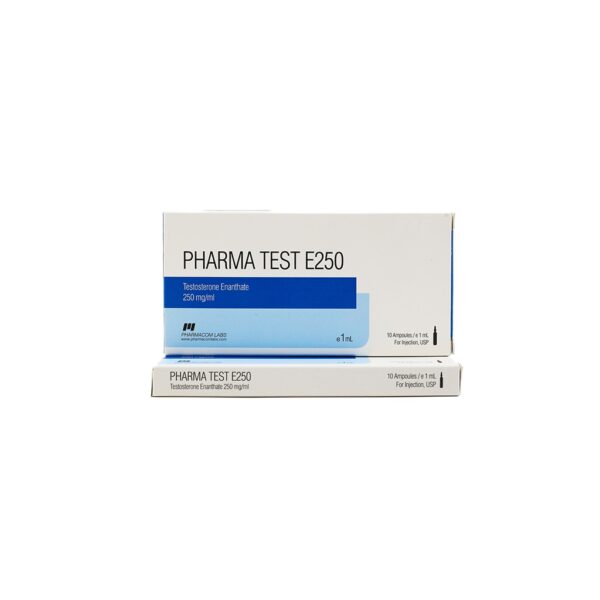 PHARMA TEST E 250 -Testosterone Enanthate -250 MG/ML -10 X 1 ML AMPULE