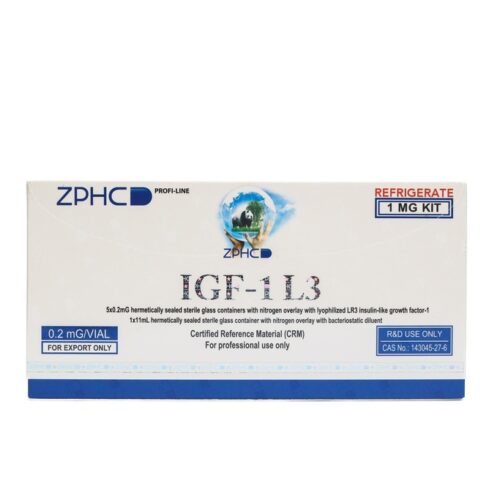 IGF - 1 L3 1MG -Insulin-like Growth Factor-1 LR3 -0.2 MG / VIAL -5 x 0.2 MG VIAL