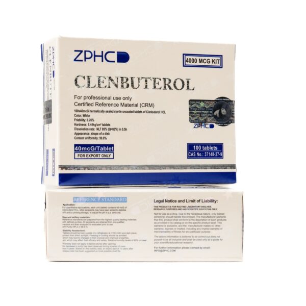 Clenbuterol (1) Clenbuterole -40 MCG / pill -100 Tablets Blisters Box