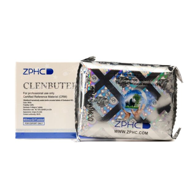Clenbuterol (2) Clenbuterole -40 MCG / pill -100 Tablets Blisters Box