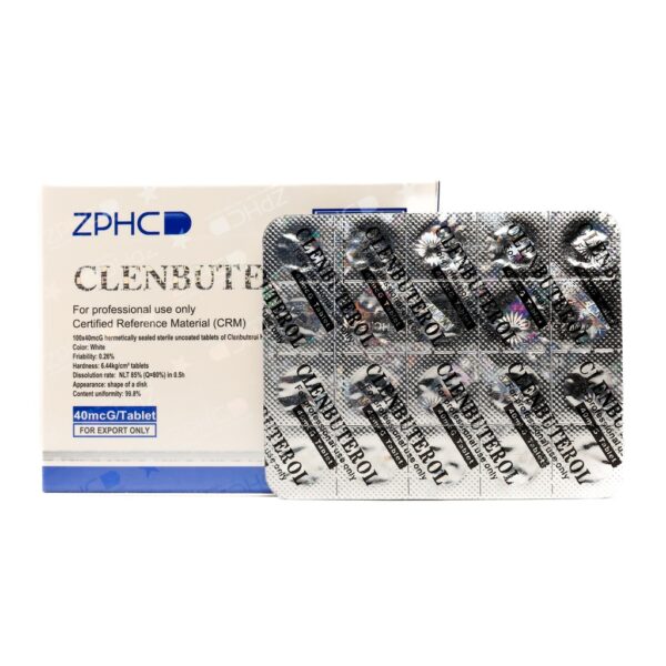 Clenbuterol (5) Clenbuterole -40 MCG / pill -100 Tablets Blisters Box