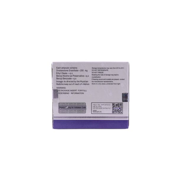 Drostanolone enanthate -200 MG/ML -10 X 1 ML AMPULE